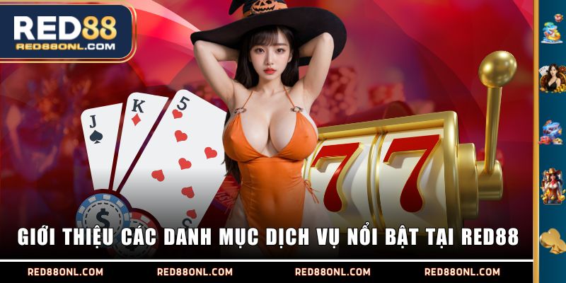 Giới thiệu các danh mục dịch vụ nổi bật tại RED88