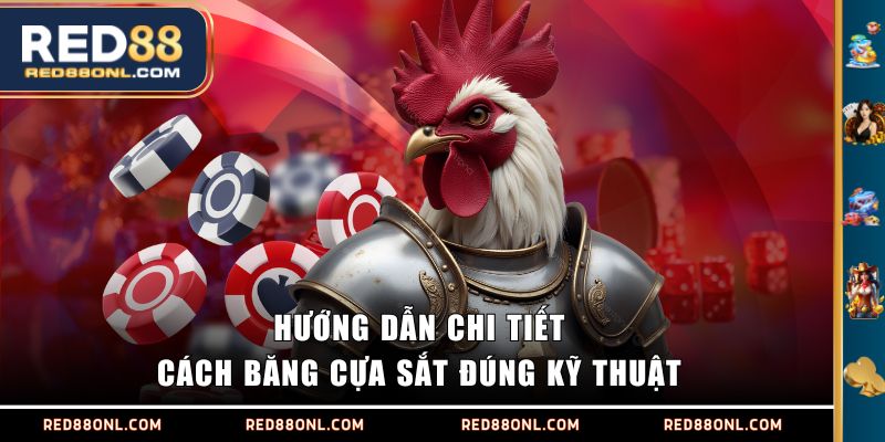 Hướng dẫn chi tiết cách băng cựa sắt đúng kỹ thuật
